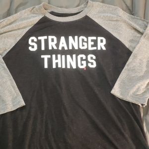 Stranger Things baseball tee